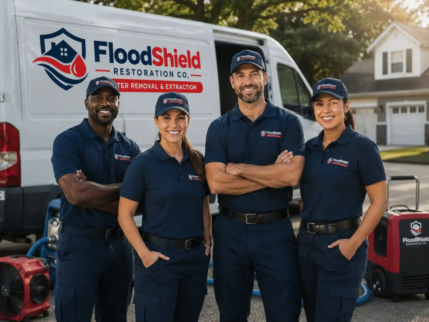 Flood Damage Restoration company in Fellows, CA